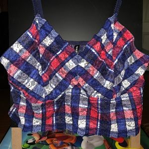Torrid plaid bralette and underwear set